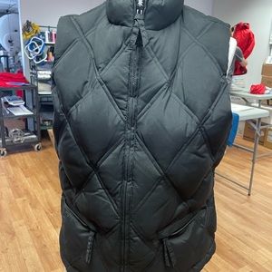 Black vest, Gap. Size Medium. Down fill. Very warm